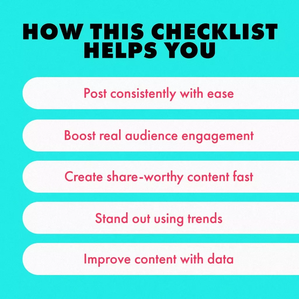 Viral Creators’ Success Checklist | What Viral Creators Do Differently | Digital Download for Content Creators, Influencers & Social Media Growth