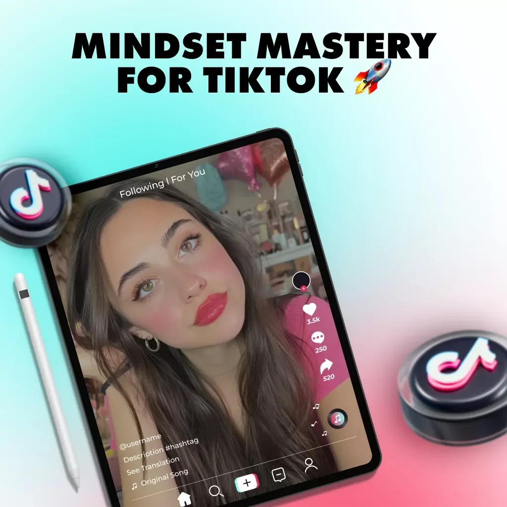 Mindset Mastery for TikTok 🚀 | Digital Growth Guide | The Biggest Mindset Shift for TikTok Growth, eBook & Checklist for Creators