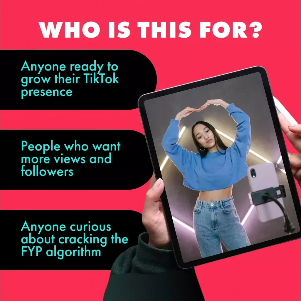 Crack the Code: How to Get on TikTok’s FYP and Boost Your Views | Digital Guide for Creators, eBook, Viral Growth Checklist, How to Get on the FYP