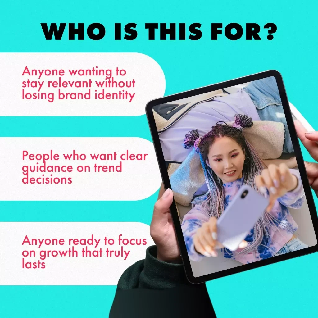 Trend Spotter Checklist | Digital Download Guide | When to Follow Trends and When to Skip Them | Branding & Marketing Strategy