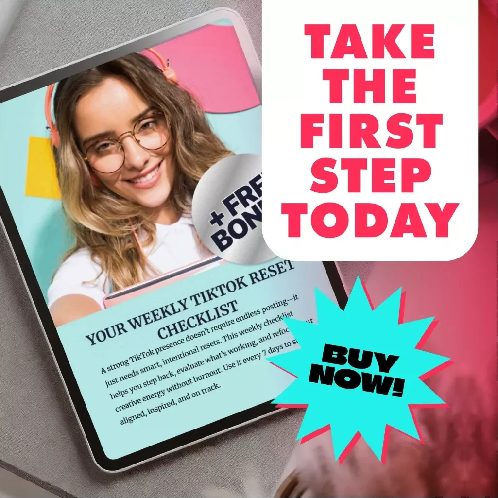 Your Weekly TikTok Reset Checklist | Digital Download Guide for Creators, Influencers & Small Business Owners – Social Media Growth, Trending Audio Ideas & Weekly Content Strategy Reset