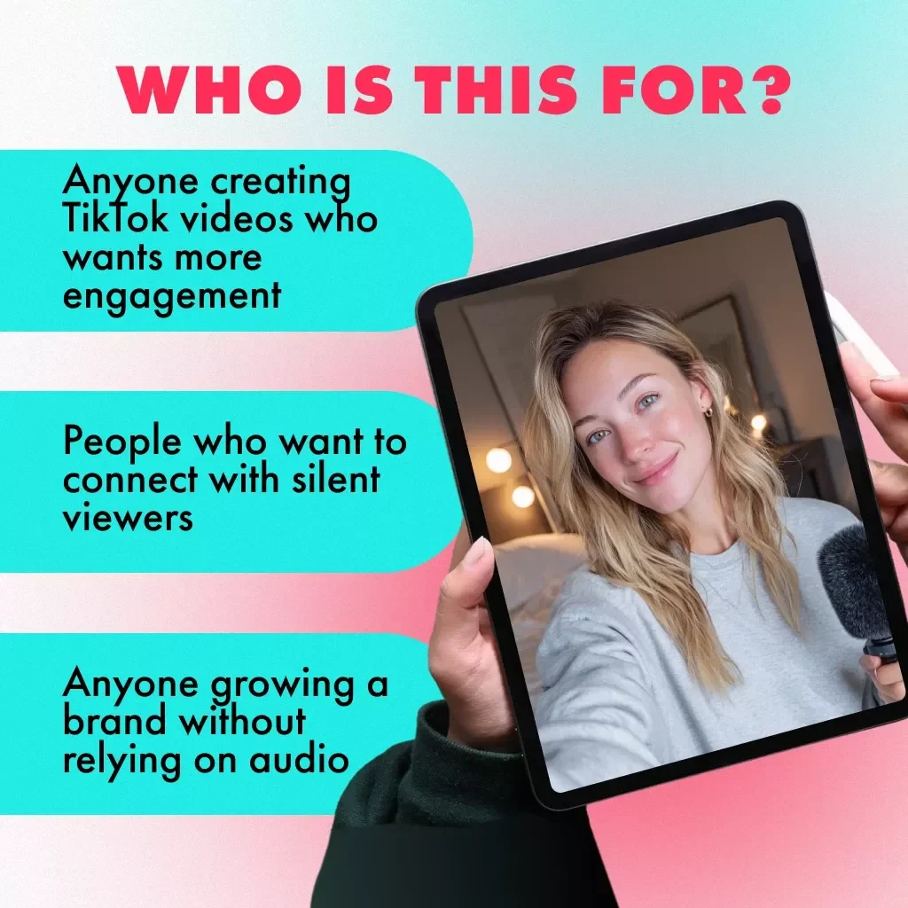 Mastering TikTok Content for ‘Sound Off’ Viewers | Guide for Creating Content for TikTok’s “Sound Off” Audience | Digital Download eBook for Silent Viewing Strategies
