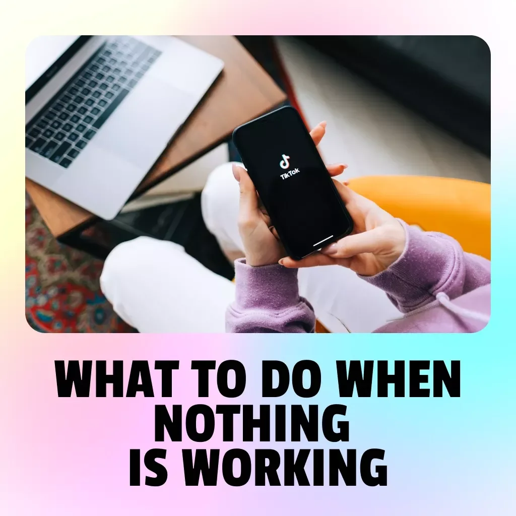What to Do When Nothing Is Working Checklist | Digital Download Guide for Creators, Entrepreneurs & Content Makers | Productivity, Mindset & Creative Reset