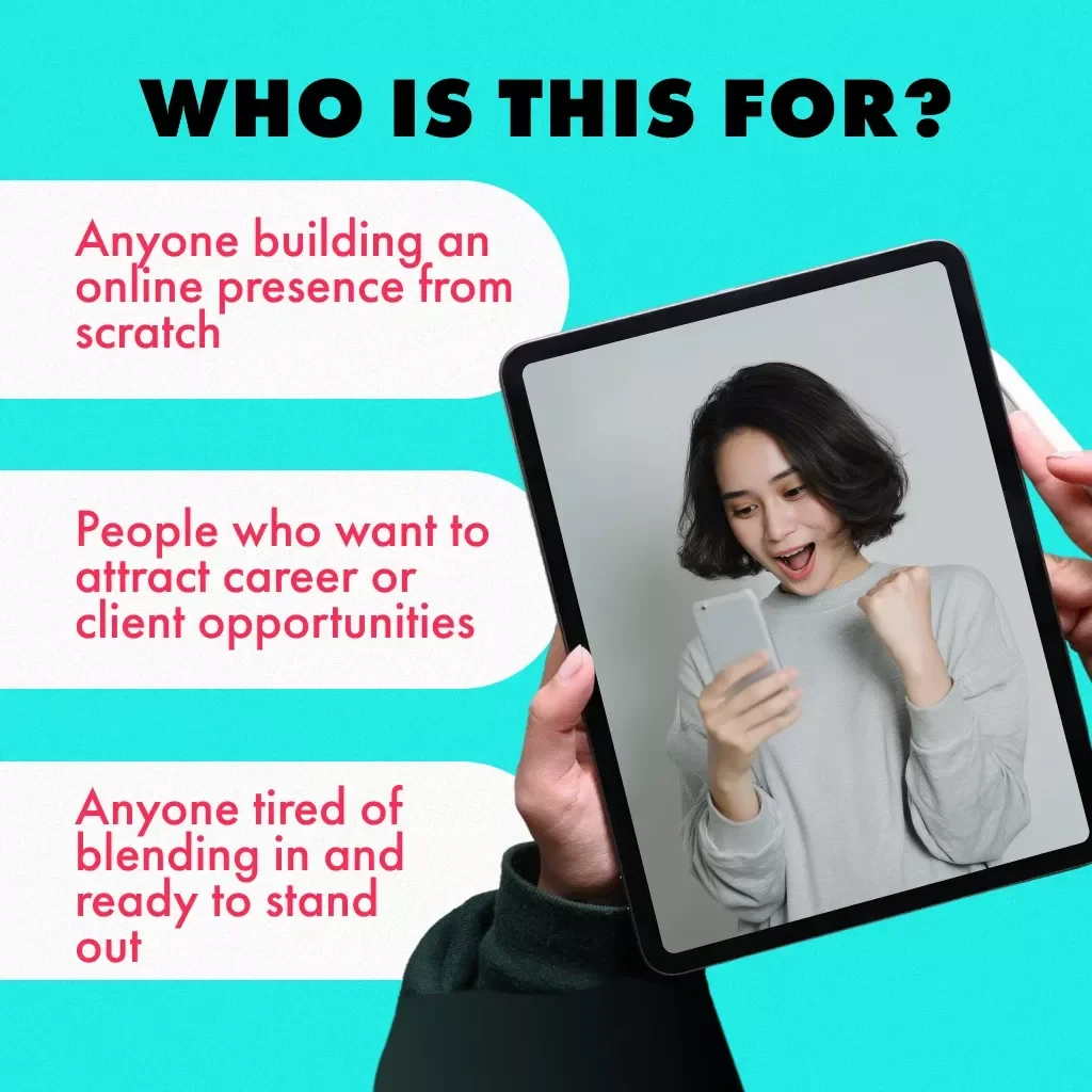 Stand Out Online: The Guide to Crafting a Profile People Can’t Ignore | Digital Download | eBook & Guide on How to Make Your Profile Stand Out for Social Media, Business, or Personal Branding