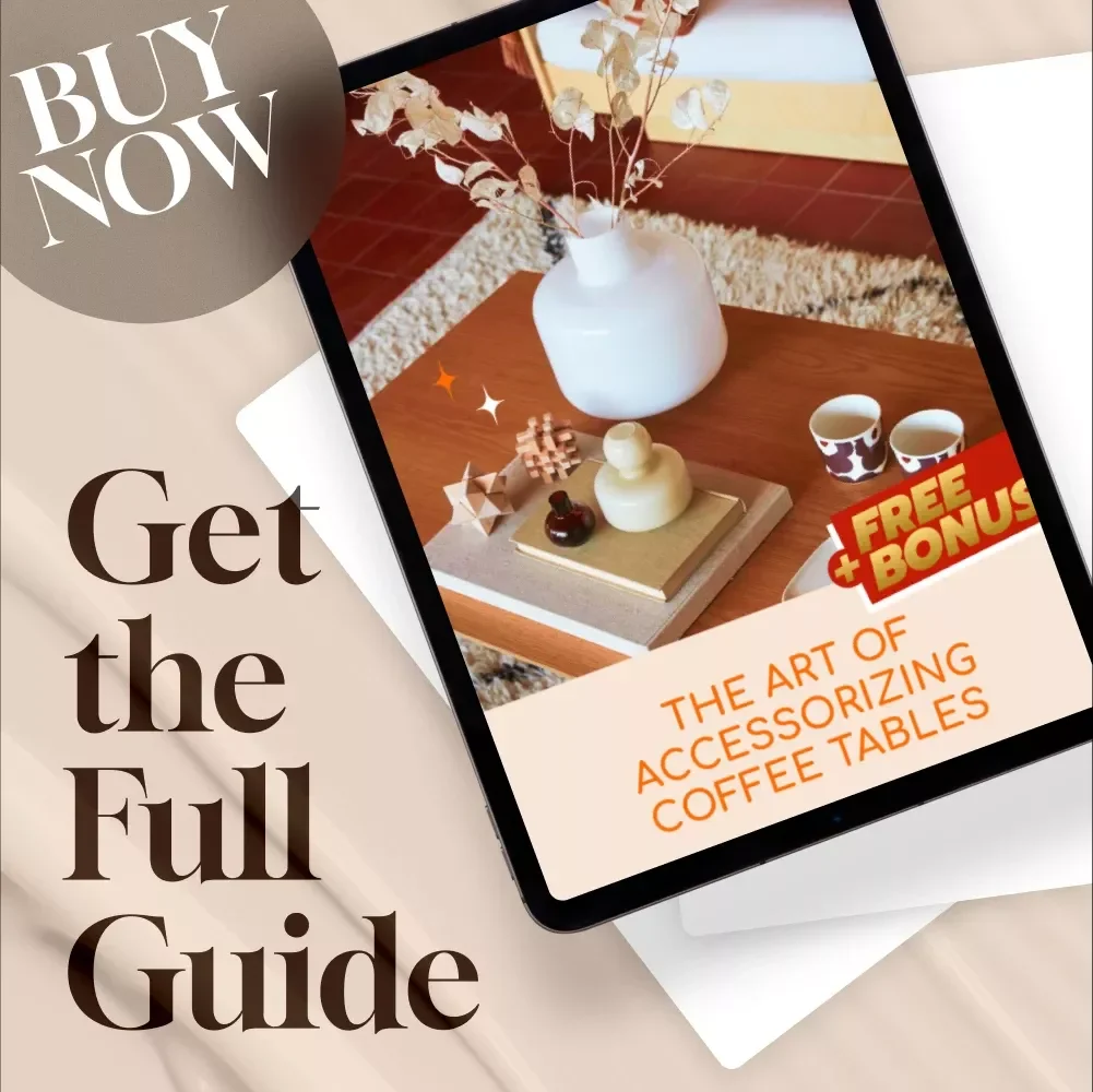 The Art of Accessorizing Coffee Tables | Coffee Table Styling Guide, Home Decor Ideas, AI Prompts for Living Room Design
