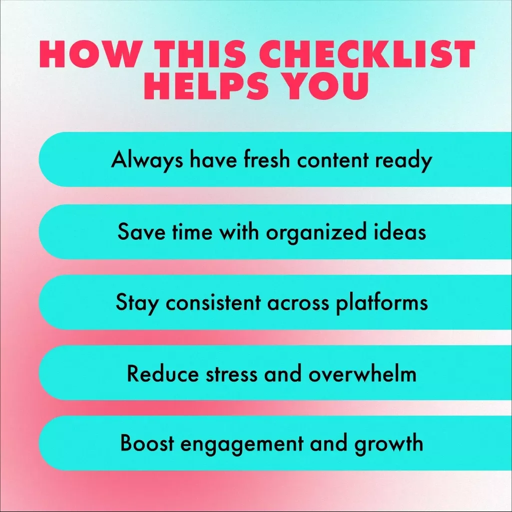 Ultimate Content Backlog Builder: Your Step-by-Step Checklist to Never Run Out of Ideas | Digital Download Guide for Bloggers, Marketers & Creators | How to Build a Content Backlog eBook & Printable Checklist