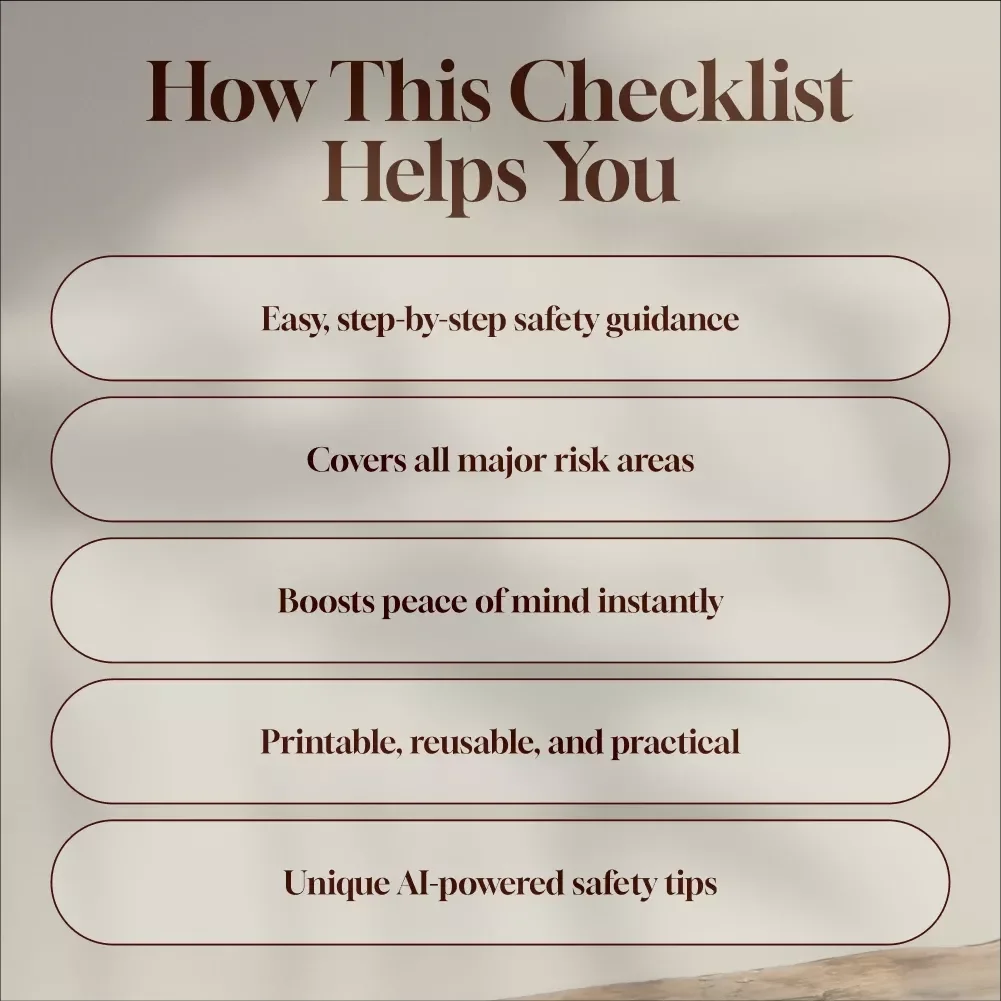 Kids’ Room Safety Checklist | Childproofing Guide | Printable eBook | Baby Proof Home Safety | Toddler Safety Tips | Digital Download