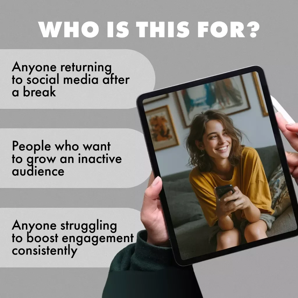 What to Post to Revive a Quiet Account | Social Media Revival Guide | Digital Download for Creators, Coaches & Small Business Owners
