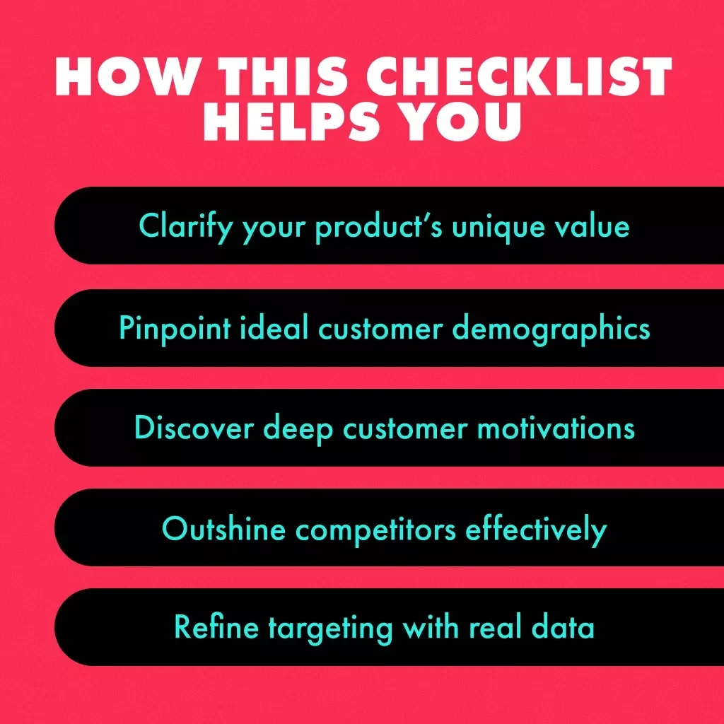 Uncover Your Ideal Customers | Target Audience Checklist | How to Identify Your Target Audience | Small Business Marketing eBook Download
