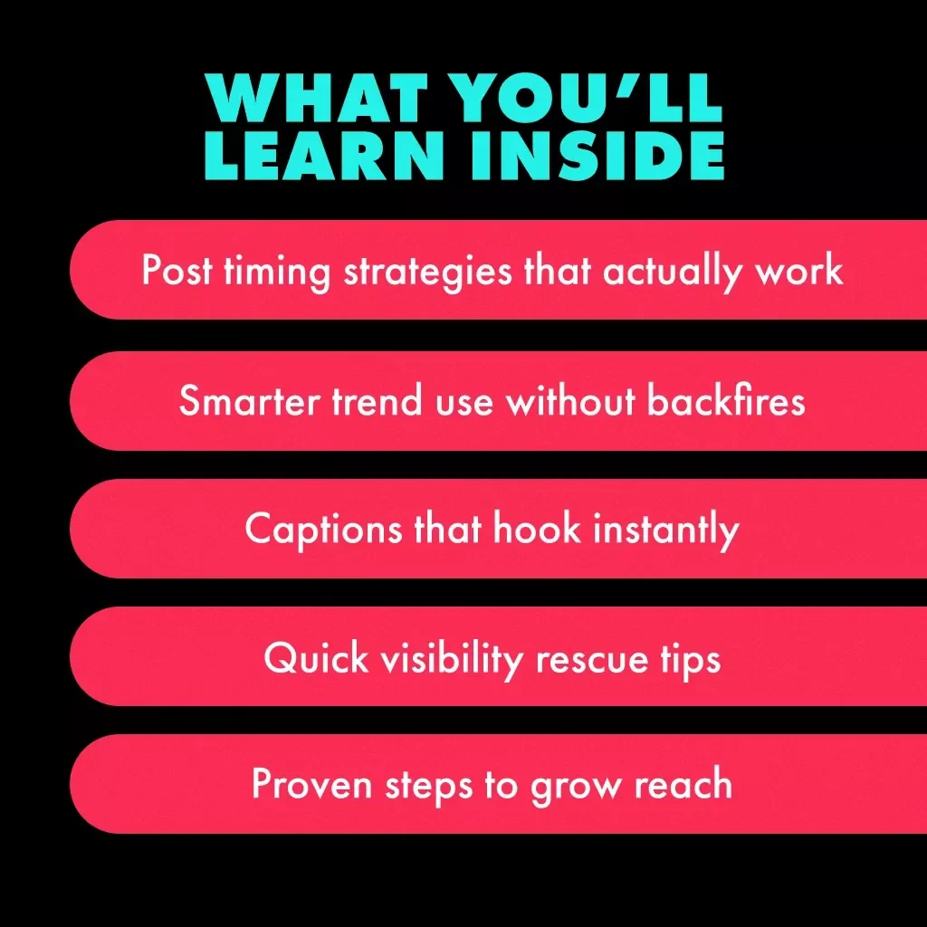 3 Mistakes Killing Your Reach | Digital Marketing Guide for Content Creators, Influencers & Small Businesses | Social Media Growth eBook Download