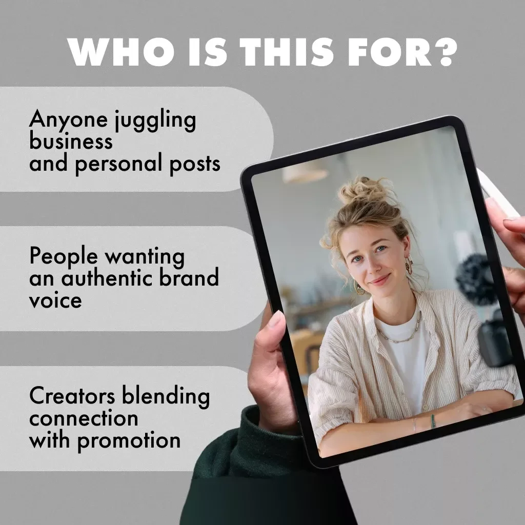 Ultimate Checklist: Balancing Personal & Professional Content Like a Pro | Social Media Content Strategy | Digital Download Guide for Entrepreneurs, Coaches & Creators
