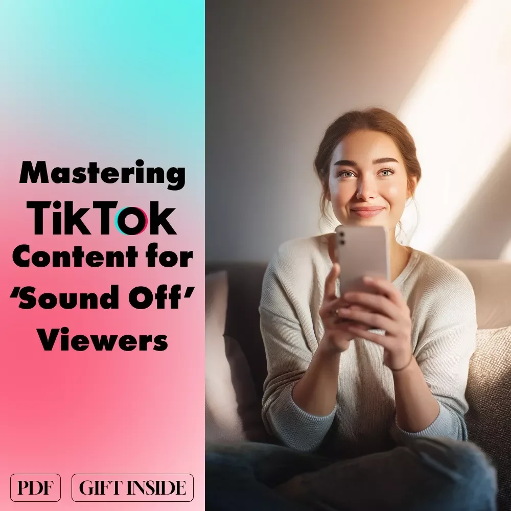 Mastering TikTok Content for ‘Sound Off’ Viewers | Guide for Creating Content for TikTok’s “Sound Off” Audience | Digital Download eBook for Silent Viewing Strategies