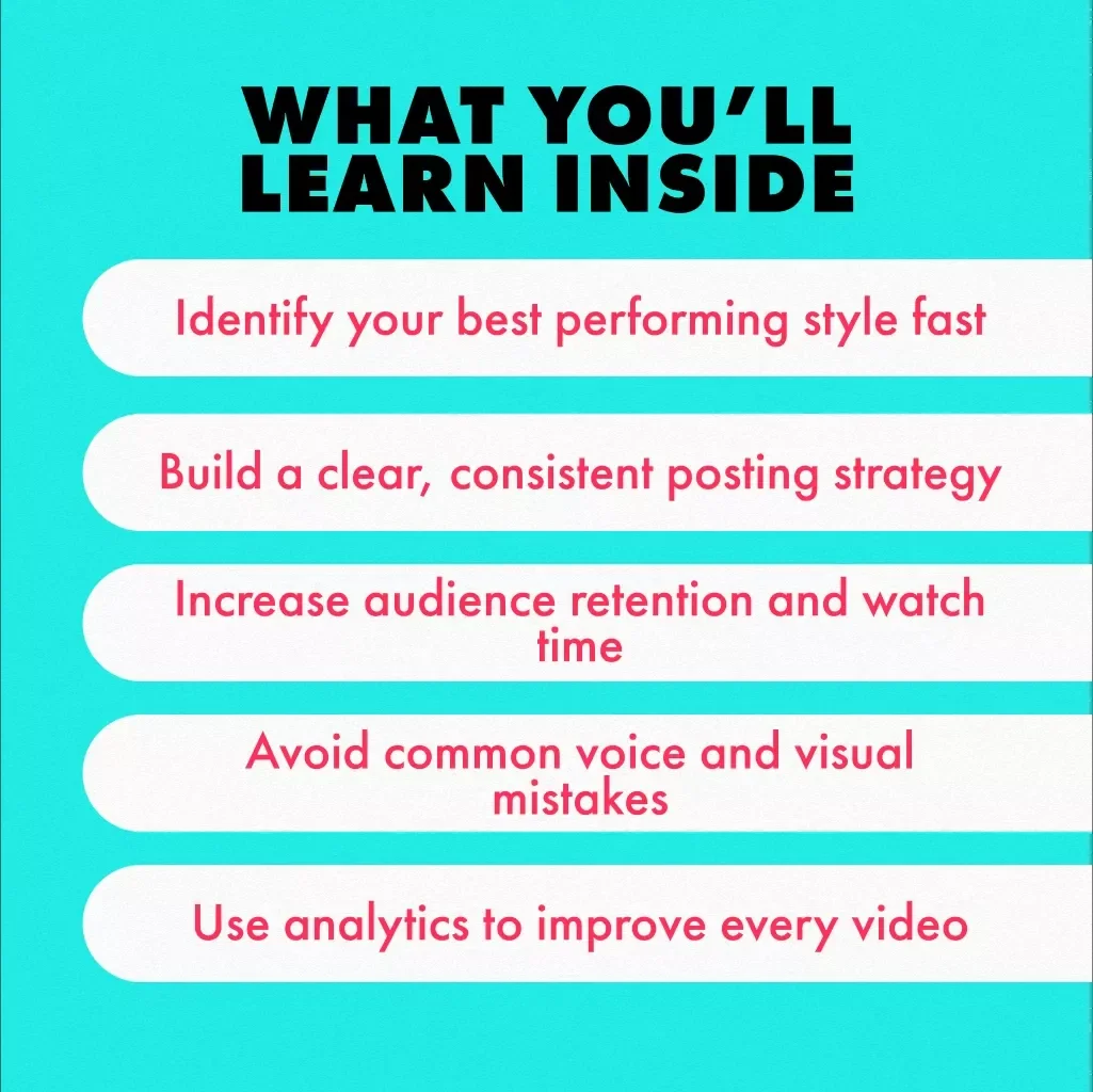 TikTok Content: To Speak or Not to Speak | Guide for Voice or Voiceless Style TikTok Creators | Digital Download eBook & Checklist