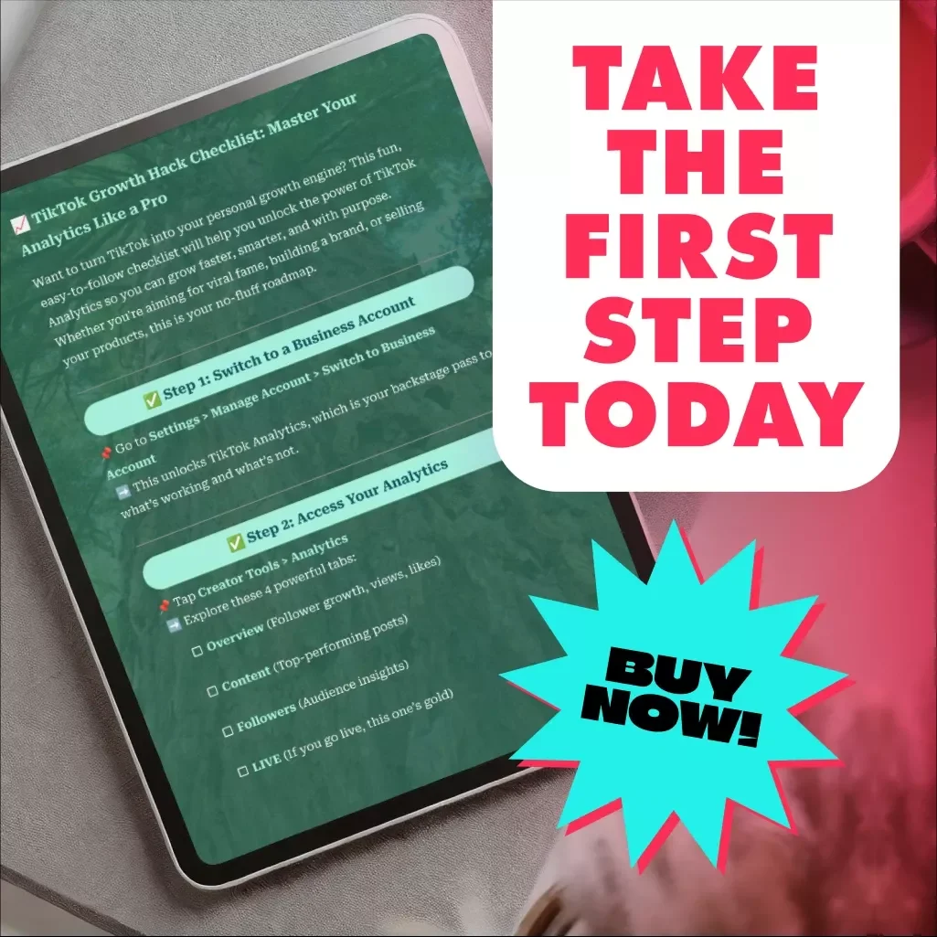 TikTok Growth Hack Checklist: Master Your Analytics Like a Pro | Digital Download eBook Guide for How to Use TikTok Analytics for Growth, Social Media Strategy & Viral Marketing Success