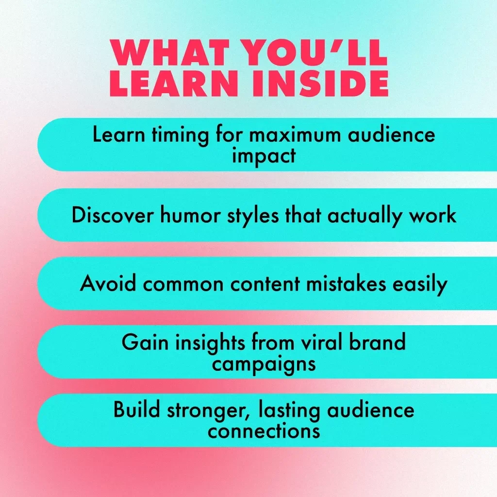 Boost Engagement with Humor | Digital Guide for Using Humor to Increase Engagement | eBook for Creators, Brands & Marketers