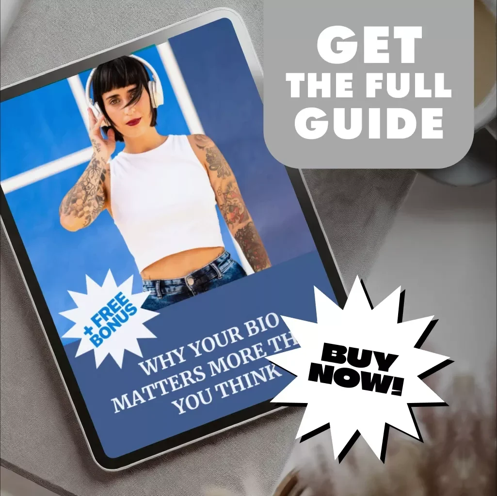 Why Your Bio Matters More Than You Think | Digital Guide for Entrepreneurs, Creatives & Professionals | eBook Download