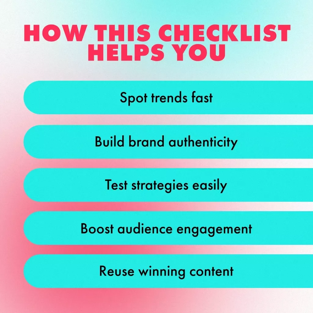 Sound Clash: Trending Audio vs Original Voice | TikTok & Reels Content Strategy Checklist | Digital Download for Creators, Coaches, and Small Business Owners