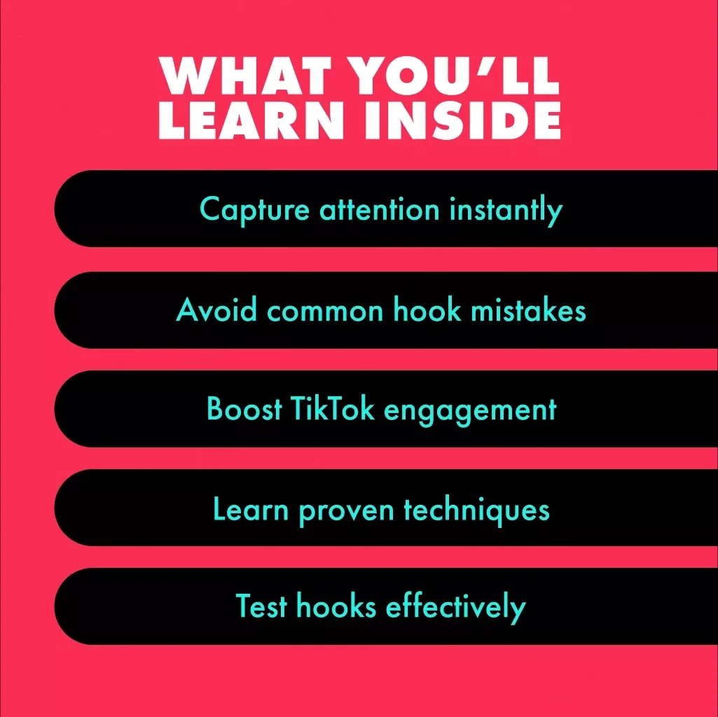 Why You Need a Hook for Your TikTok Videos | Digital Guide for Content Creators, Influencers & Marketers | Improve Engagement with TikTok Hooks