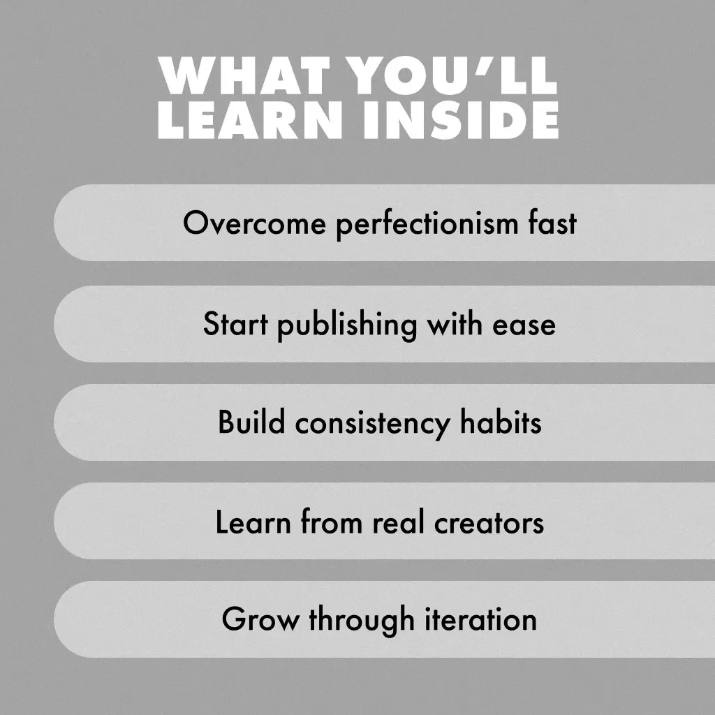 Your First Video Flop? Perfect. | Beginner Video Creator Guide | Digital Download eBook & Checklist | Why your first video matters less than you think
