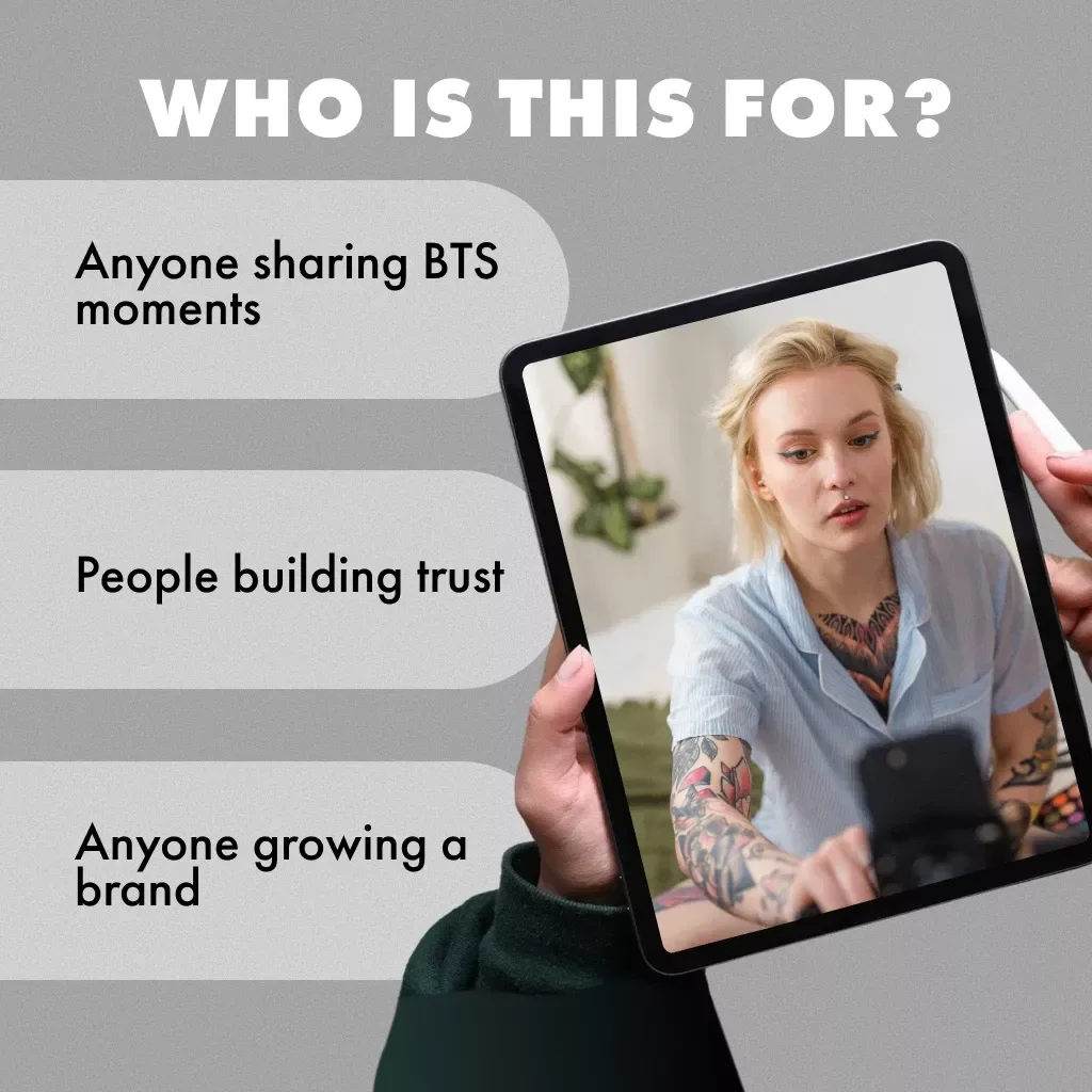 Behind the Lens: Connecting with Your Audience | Digital Guide on Using Behind-the-Scenes Clips to Connect & Build Authentic Engagement