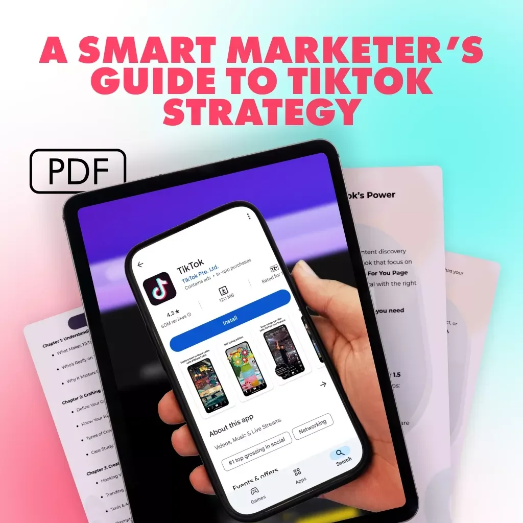 Go Viral on Purpose: A Smart Marketer’s Guide to TikTok Strategy | Digital Download Guide for TikTok Marketing Strategy, eBook for Entrepreneurs, Content Creators & Small Businesses