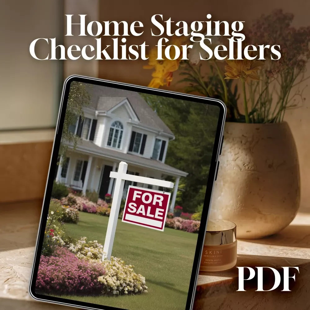Home Staging Checklist for Sellers | Real Estate Staging Guide | Printable House Selling Prep List | Digital Download for Faster Home Sales