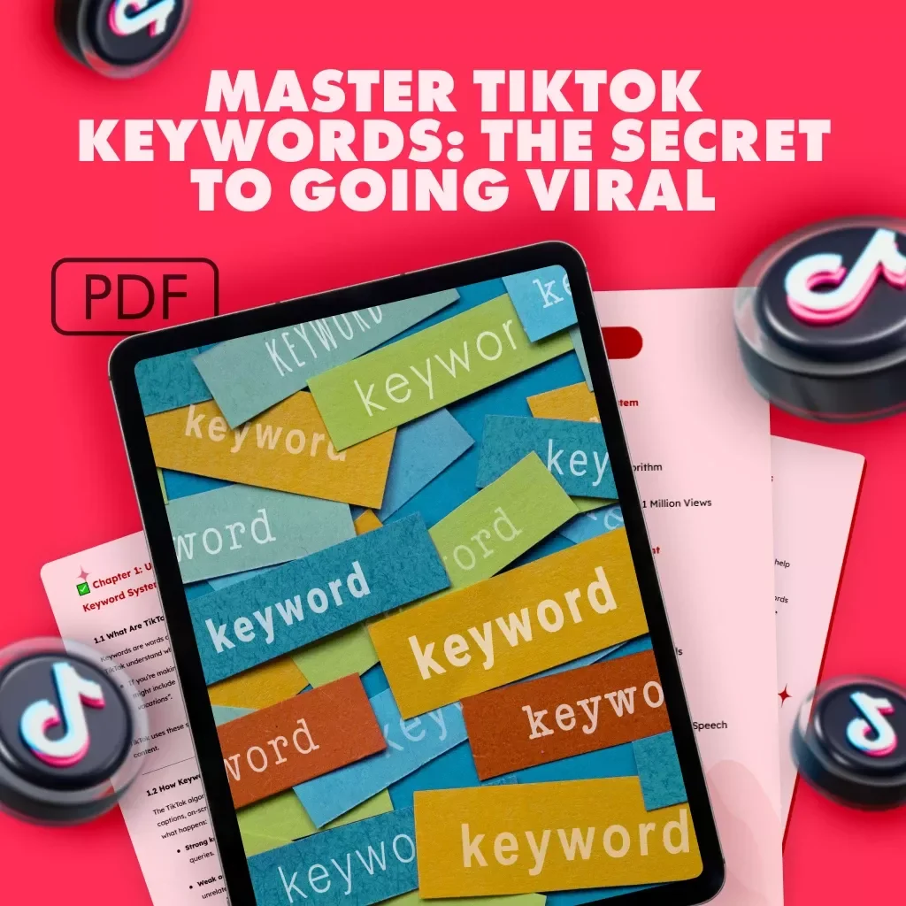 Master TikTok Keywords: The Secret to Going Viral | TikTok Marketing Guide | Digital Download for Creators & Small Businesses | How to Use Keywords on TikTok to Boost Views