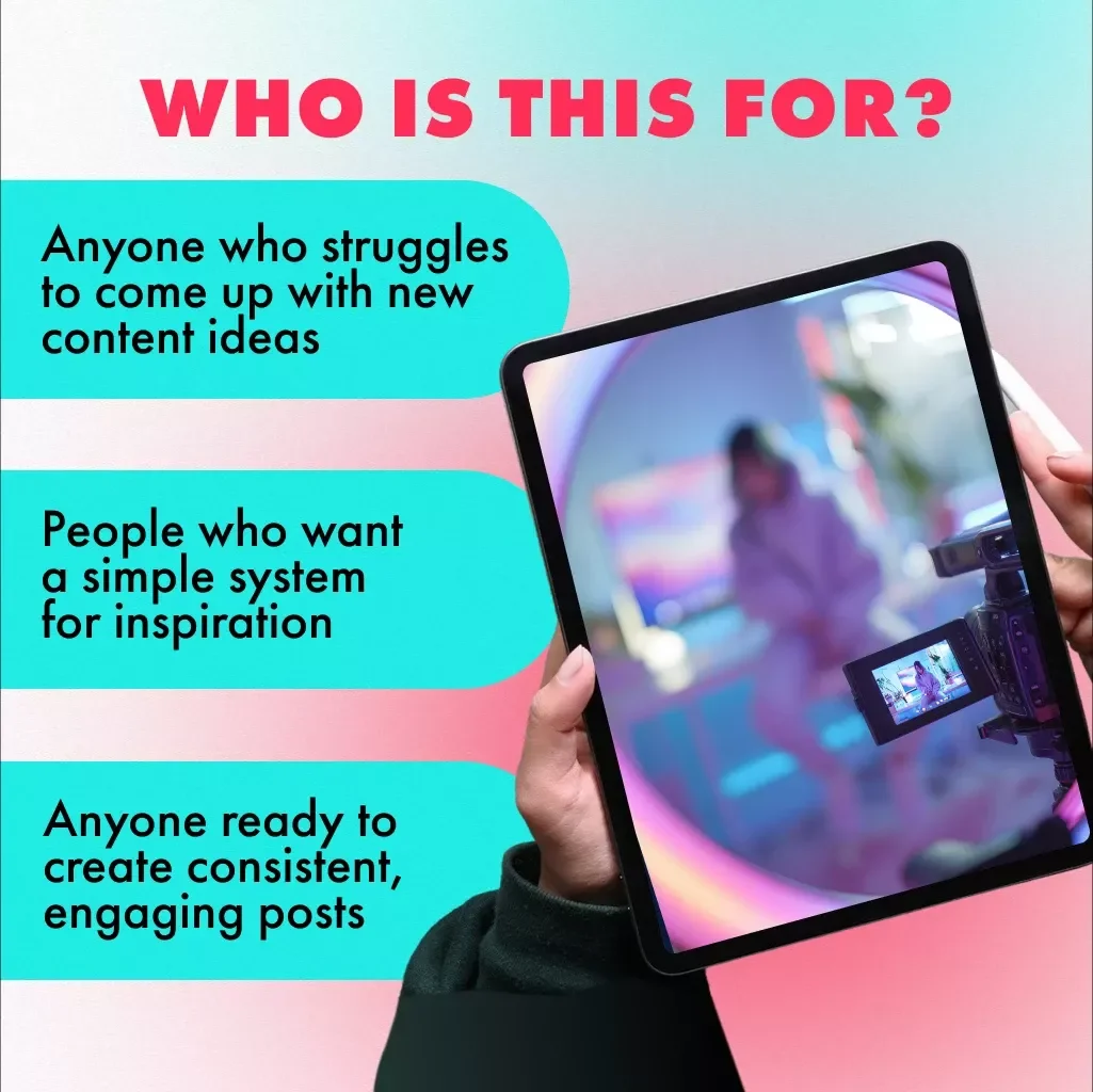 A Simple System for Endless Content Inspiration | Digital Guide | The 3-part system for endless ideas for Creators, Bloggers & Entrepreneurs