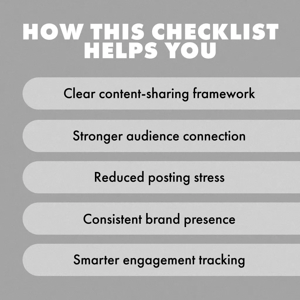 Ultimate Checklist: Balancing Personal & Professional Content Like a Pro | Social Media Content Strategy | Digital Download Guide for Entrepreneurs, Coaches & Creators
