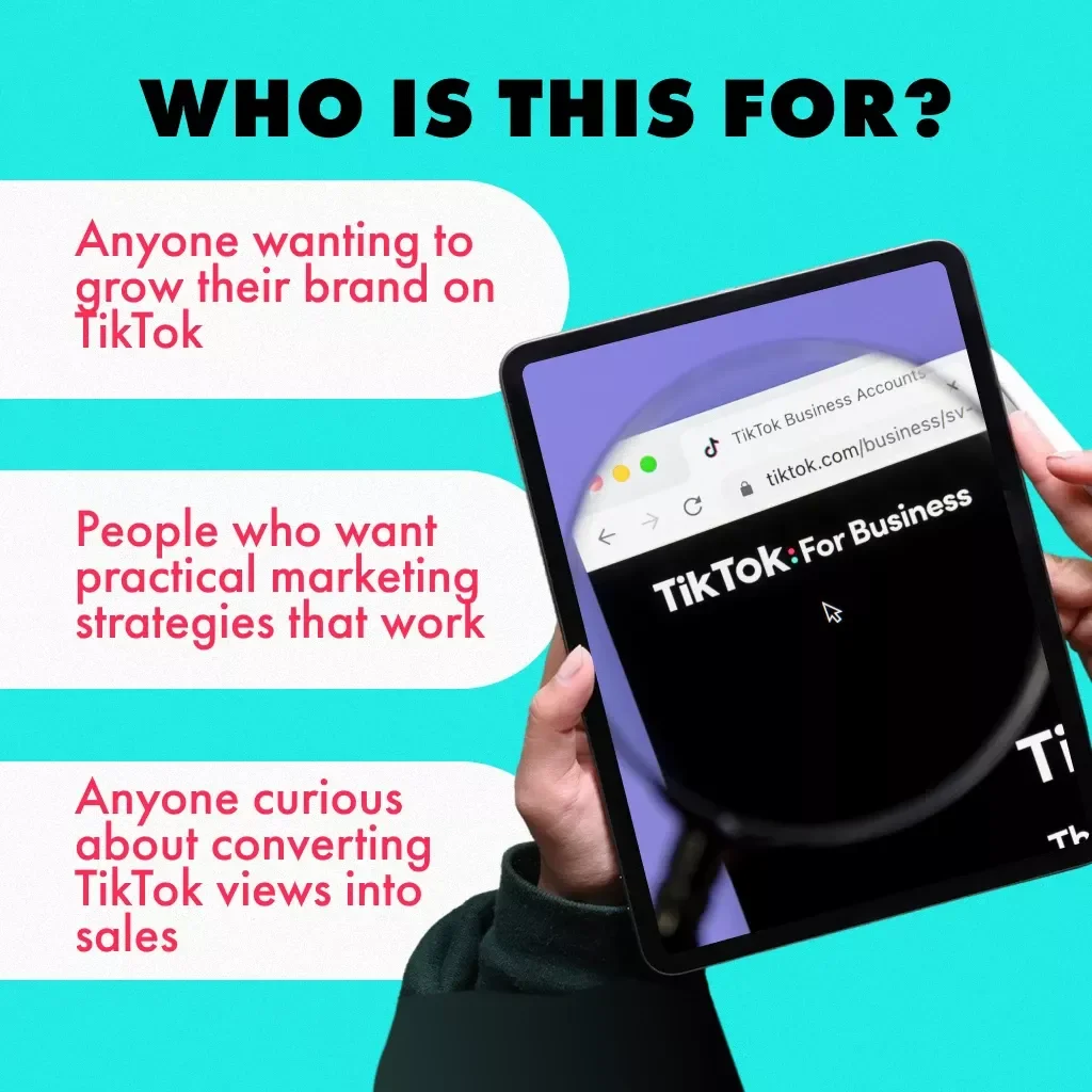 TikTok for Business: The Playbook to Grow, Engage, and Convert | Digital Marketing Guide for Entrepreneurs, Small Businesses, and Brands | Instant Download eBook, Strategy & Checklist