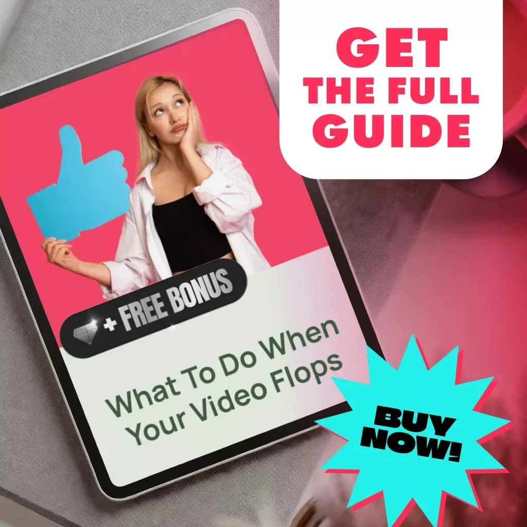 What To Do When Your Video Flops | Digital Guide for Creators, eBook on Fixing Flopped Videos, Content Strategy & YouTube Growth Tips