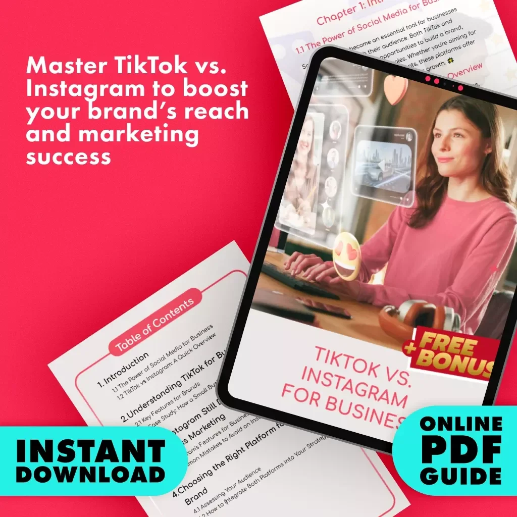 TikTok vs. Instagram for Business | Digital Marketing Guide for Entrepreneurs, Small Business Owners & Social Media Strategy Success