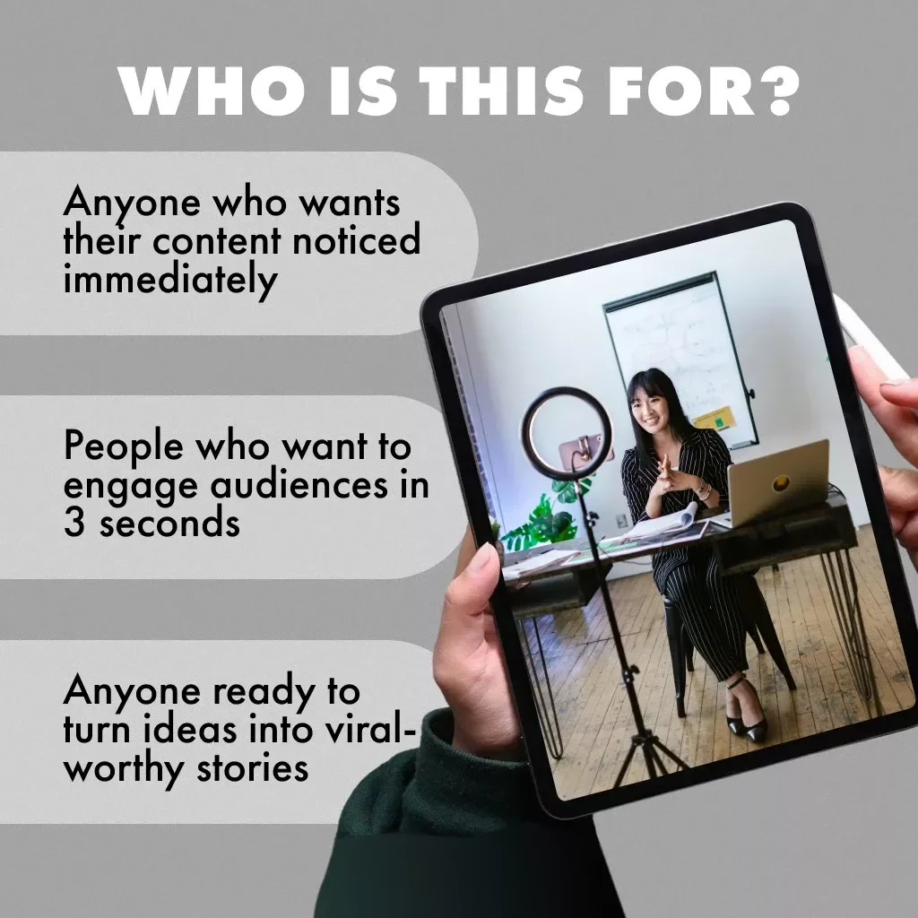 Hooked in 3 Seconds: The Magnetic Power of Storytelling Hooks | Digital Guide, eBook & Checklist for Content Creators, Marketers & Entrepreneurs | The Magic of Storytelling Hooks