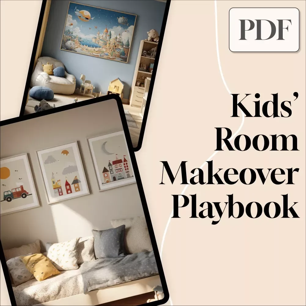 Kids’ Room Makeover Playbook | Digital Download Guide for Parents | Kids’ Room Decor, Storage, Layout, and Design Ideas