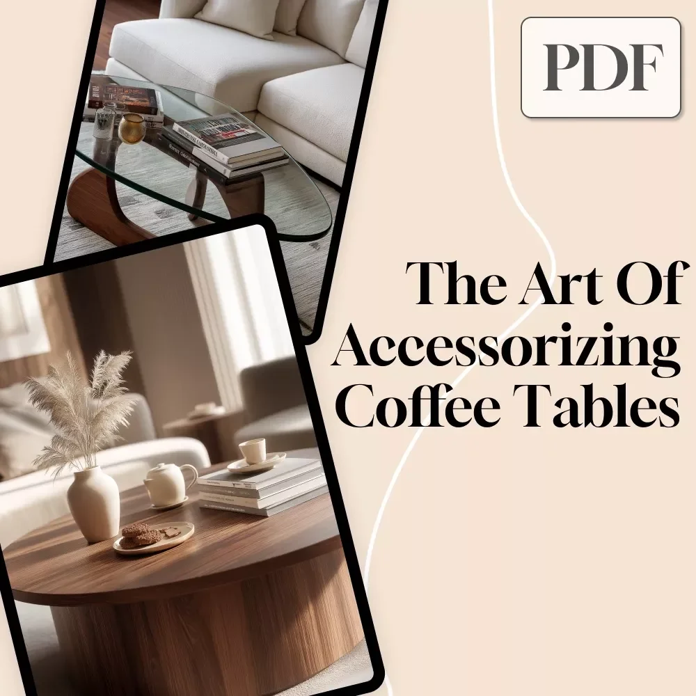 The Art of Accessorizing Coffee Tables | Coffee Table Styling Guide, Home Decor Ideas, AI Prompts for Living Room Design