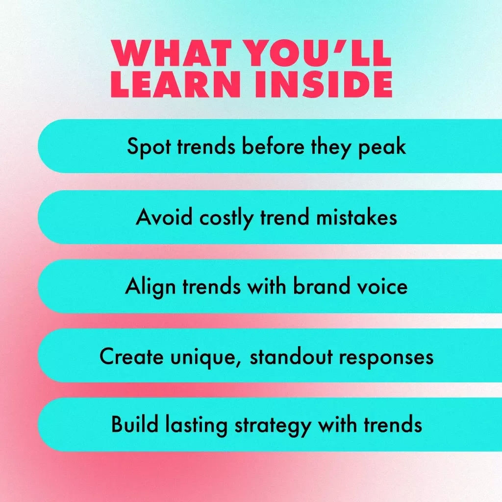 Trend Smart: How to Ride the Wave Without Wiping Out | Digital Guide | The Best Way to Respond to Trends | eBook Download