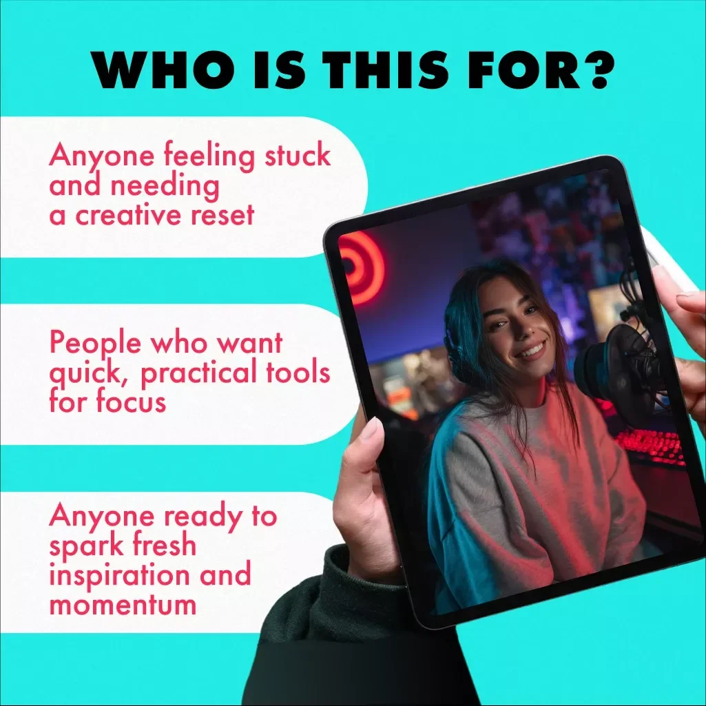 What to Do When Nothing Is Working Checklist | Digital Download Guide for Creators, Entrepreneurs & Content Makers | Productivity, Mindset & Creative Reset