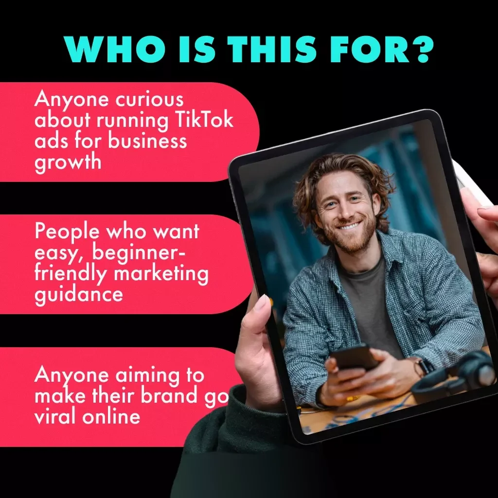TikTok Ads Unlocked: A Beginner’s Guide to Viral Success | Digital Download Guide for TikTok Ads for Beginners, Step-by-Step eBook, Small Business Marketing Resource