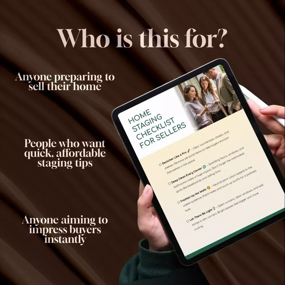 Home Staging Checklist for Sellers | Real Estate Staging Guide | Printable House Selling Prep List | Digital Download for Faster Home Sales