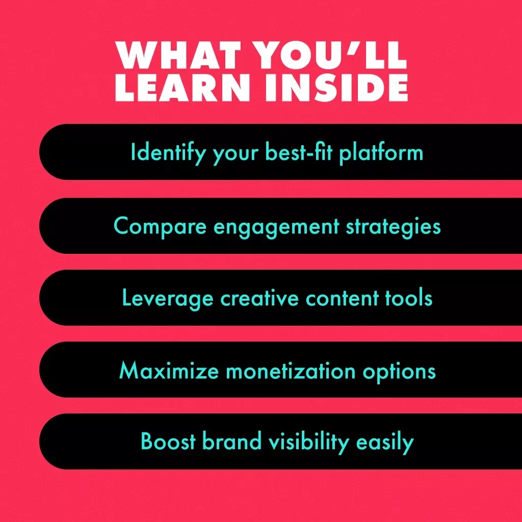 TikTok vs Instagram: Which Reigns Supreme for Social Media Success | Social Media Guide for Creators, Marketers & Influencers | Digital Download eBook Checklist