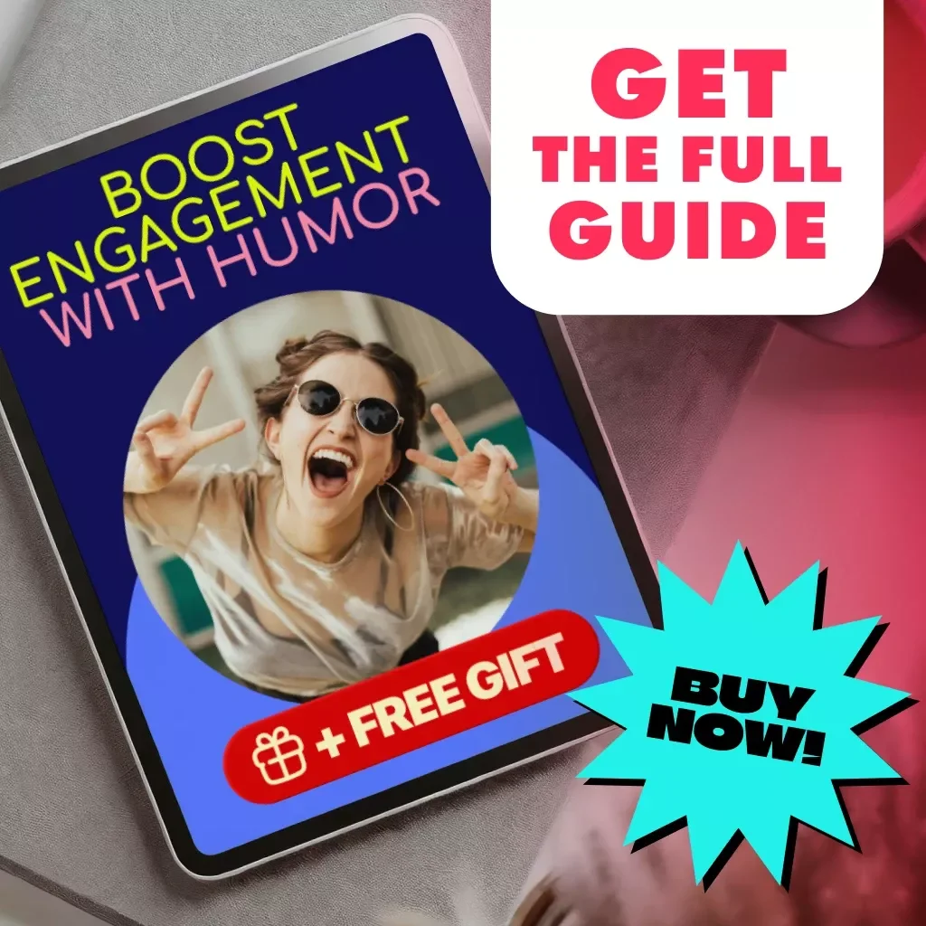 Boost Engagement with Humor | Digital Guide for Using Humor to Increase Engagement | eBook for Creators, Brands & Marketers