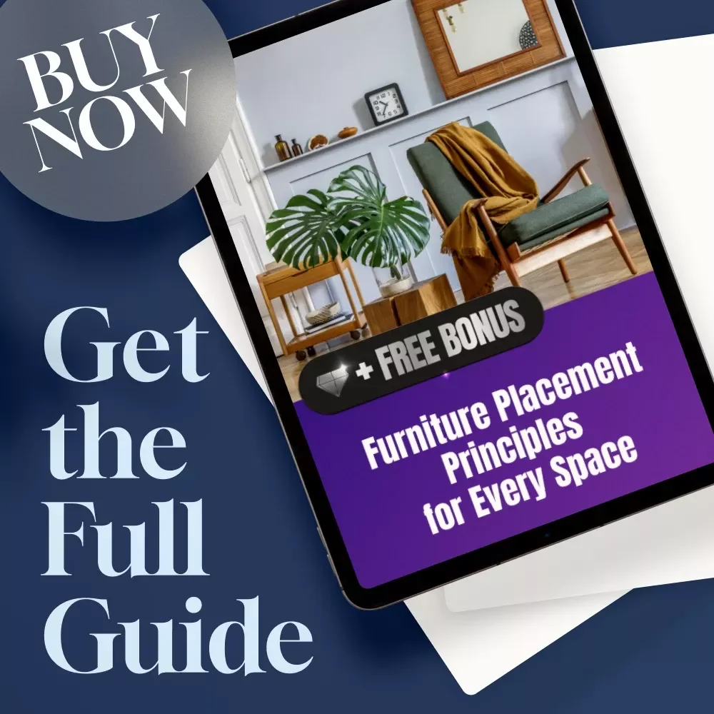 Furniture Placement Principles for Every Space | Interior Design Guide | Digital Download eBook for Home Decor, Room Layout, and AI-Powered Styling