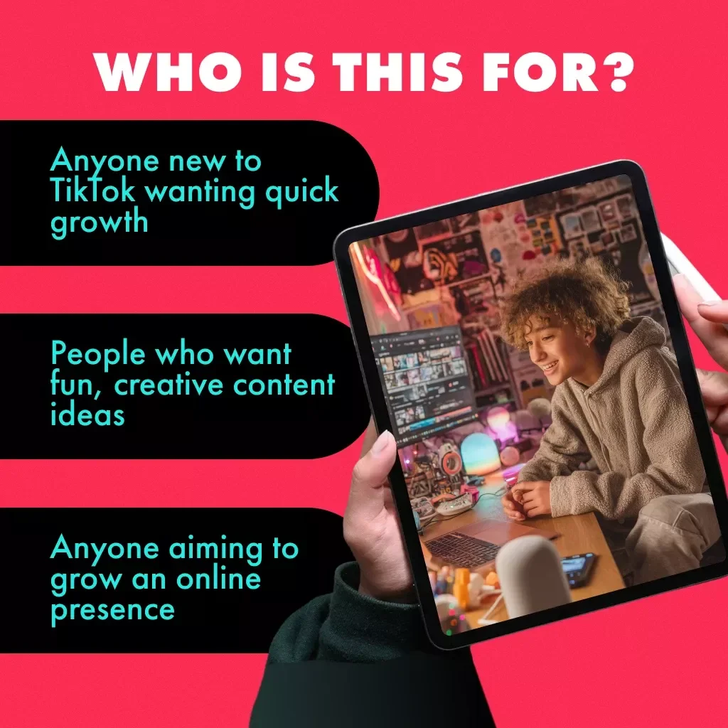 Fresh TikTok Ideas for New Creators | Beginner’s Guide to TikTok Content, Trends & Growth Tips | Digital Download eBook for TikTok Ideas for Beginners