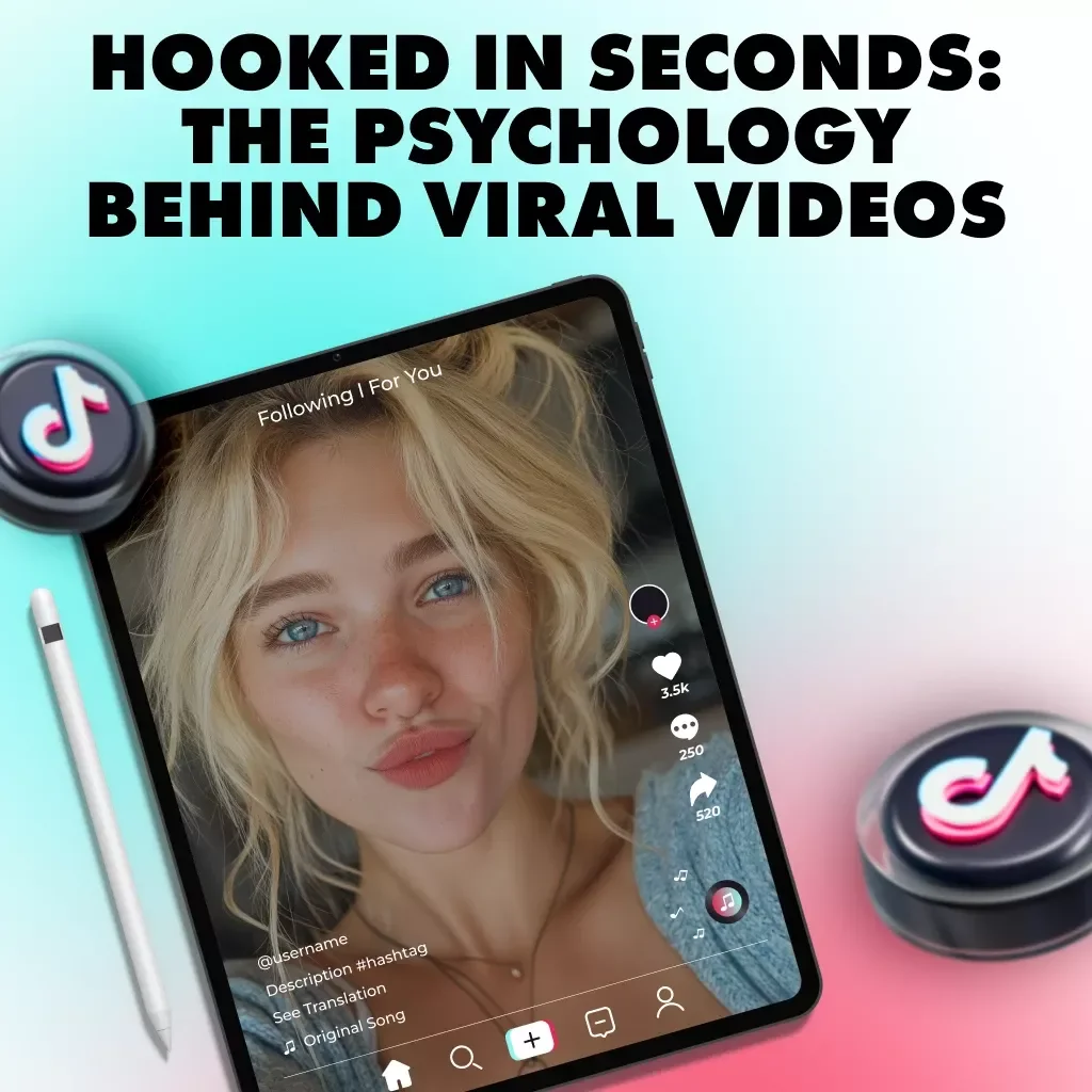 Hooked in Seconds: The Psychology Behind Viral Videos | Digital Guide for Content Creators, Social Media, and Marketing