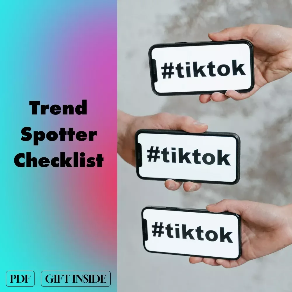 Trend Spotter Checklist | Digital Download Guide | When to Follow Trends and When to Skip Them | Branding & Marketing Strategy