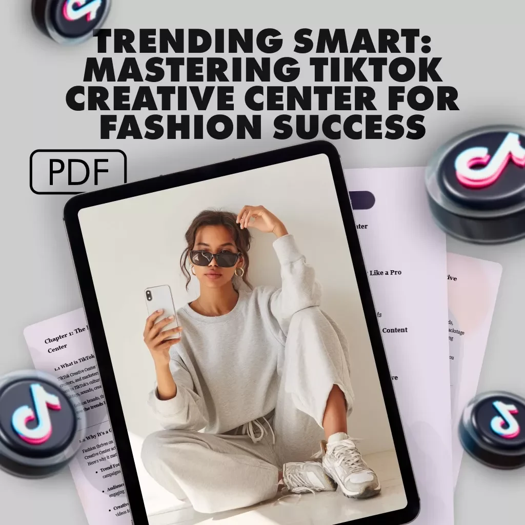 Trending Smart: Mastering TikTok Creative Center for Fashion Success | Digital Download Guide for Fashion Brands, Social Media Growth, Trend Strategy & Content Creation