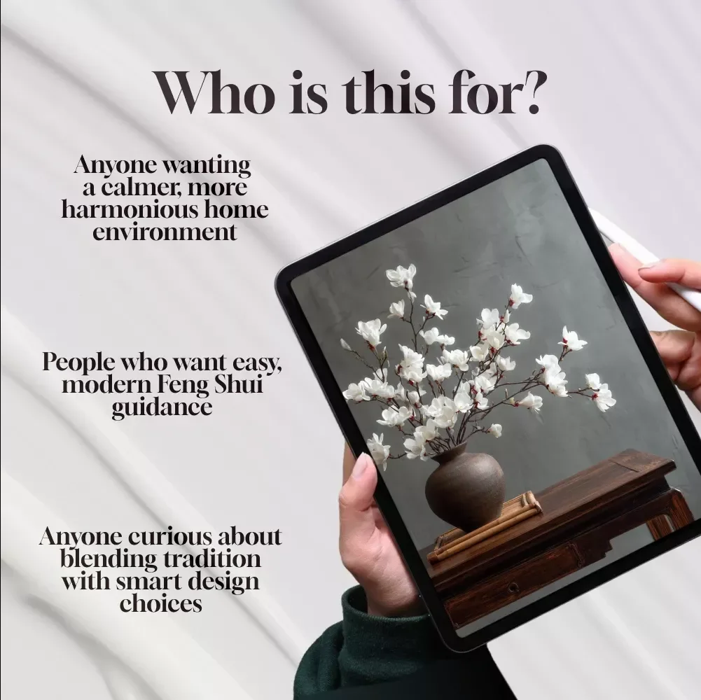 Feng Shui for Modern Homes | Digital Guide to Balance, Harmony & Energy Flow | eBook Download for Modern Living, Interior Design & Home Decor
