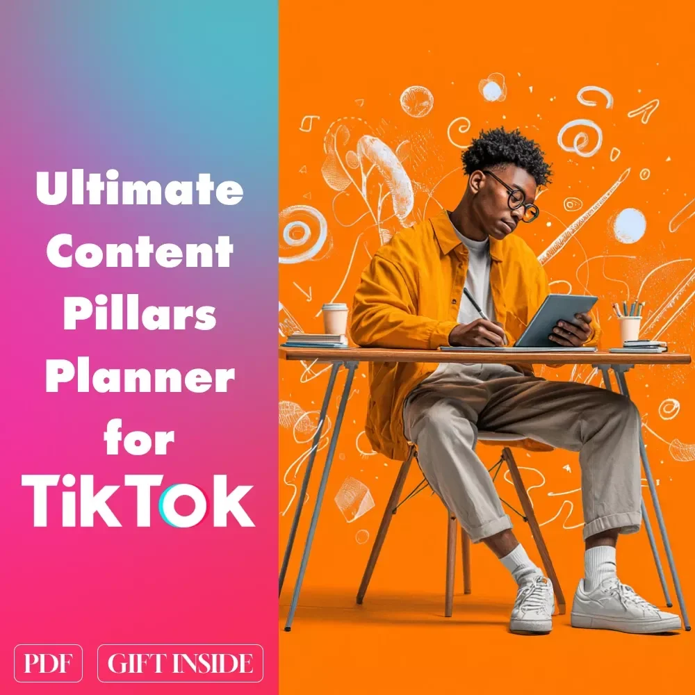 Ultimate Content Pillars Planner for TikTok | Printable Digital Checklist for Creators, Influencers & Small Business Growth Strategy
