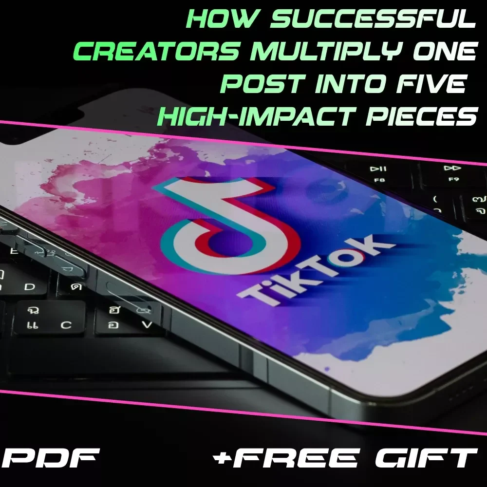 How Successful Creators Multiply One Post Into Five High-Impact Pieces | Digital Guide for Content Creators | The “post once, remix five times” method for repurposing content and boosting reach
