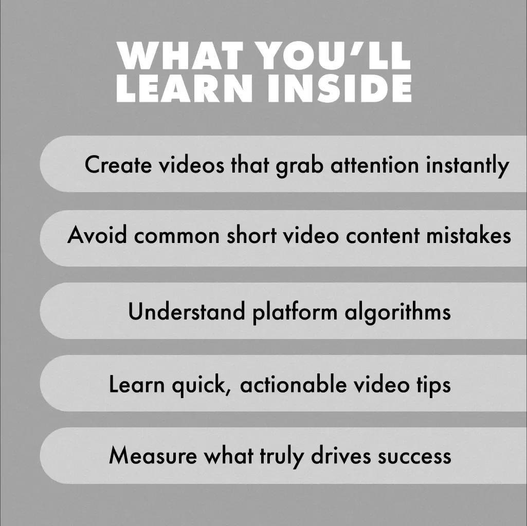 Bite-Sized Brilliance: Why Short Videos Win Every Time | Digital Guide for Creators, Marketers & Entrepreneurs | eBook Download on Why Short Videos Often Perform Better